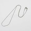 304 Stainless Steel Necklaces X-NJEW-K005-04-1mm-1