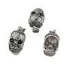 Retro Men's Halloween Jewelry 304 Stainless Steel Big Skull Pendants X-STAS-O044-40-2