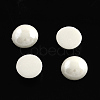 Pearlized Plated Opaque Glass Cabochons X-PORC-S801-4mm-M-2