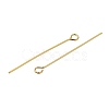 Brass Eye Pins KK-H502-02E-G-2