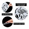 PET Plastic Drawing Painting Stencils Templates DIY-WH0244-097-3