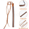 Imitation Leather Braided Southwestern Cowboy Hat Belt DIY-WH0449-01-5