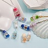 44 Pcs 11 Colors Glass Pendants sgGLAA-SZ0001-25-4