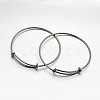 Adjustable Brass Expandable Bangle Making BJEW-E218-01B-1