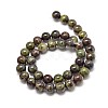 Natural Bloodstone Round Beads Strands X-G-P075-04-6mm-2