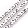 304 Stainless Steel Twisted Chains Curb Chain CHS-R001-1.2mm-1