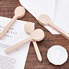 Gorgecraft 4Pcs Beechwood Spoon Mold DIY-GF0005-09-5