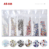 Glass Rhinestone Flat Back Cabochons MRMJ-T009-034A-SS5-1