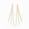 Brass Chain Tassel Big Pendants X-KK-Q762-002G-NF-1
