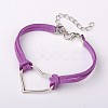 Alloy Heart Link Bracelets BJEW-JB01528-04-1