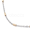 304 Stainless Steel Satellite Chain Necklace for Men Women STAS-B039-13GP-2