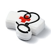 Medical Treatment Theme Stethoscope Silicone Beads SIL-G010-02B-2