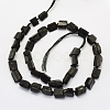 Natural Black Tourmaline Beads Strands G-L464-05-3