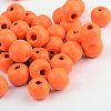 Dyed Natural Wood Beads WOOD-S662-6x7mm-A07-1