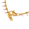 304 Stainless Steel Enamel Curb Chain Necklaces & Bracelet Set SJEW-JS01218-12