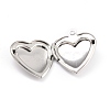 Non-Tarnish 316 Stainless Steel Locket Pendants STAS-L258-004C-P-3