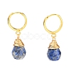 Brass Huggie Hoop Earrings X-EJEW-JE04294-03-1