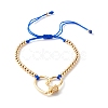 Adjustable Nylon Thread Braided Bead Bracelets Sets BJEW-JB06438-02-4