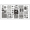 Stainless Steel Nail Art Stamping Plates MRMJ-S048-004-1