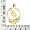 304 Stainless Steel Pendants STAS-C097-11G-3