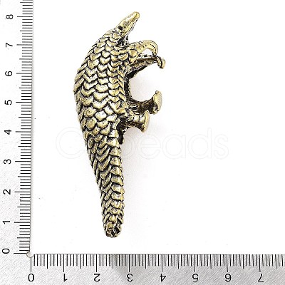 Brass Pangolin Figurines Statues for Home Desktop Feng Shui Ornament KK-A216-10AB-1