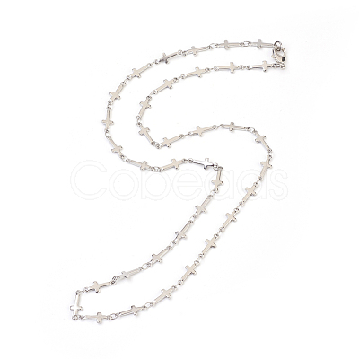 Non-Tarnish Stainless Steel Link Necklaces NJEW-JN02211-1