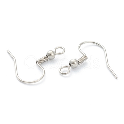 Tarnish Resistant 316 Surgical Stainless Steel Earring Hooks X-STAS-M288-06P-A-1