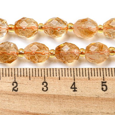 Natural Citrine Beads Strands G-N342-44-1