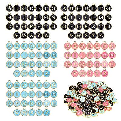 Golden Plated Alloy Enamel Charms ENAM-SZ0001-05G-1