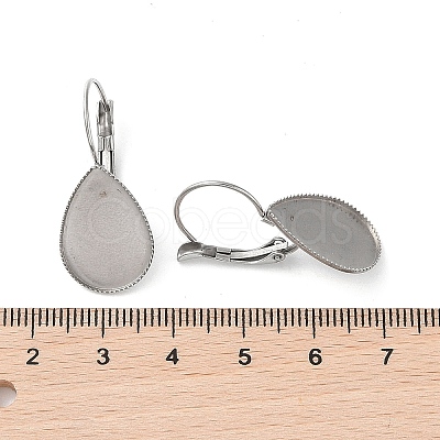 Non-Tarnish 304 Stainless Steel Leverback Earring Findings STAS-K278-05A-P-1