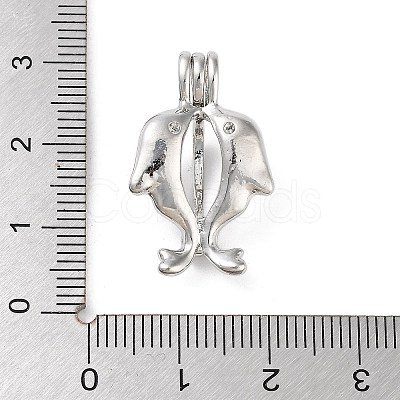 Alloy Bead Cage Pendants FIND-M012-01N-P-1