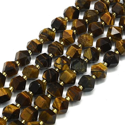 Natural Tiger Eye Beads Strands G-I376-A62-01-1