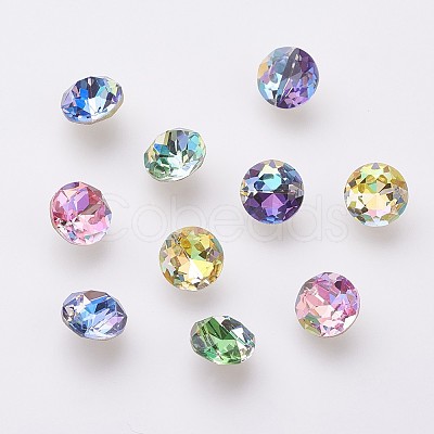 K9 Glass Rhinestone Cabochons GLAA-D001-11-1