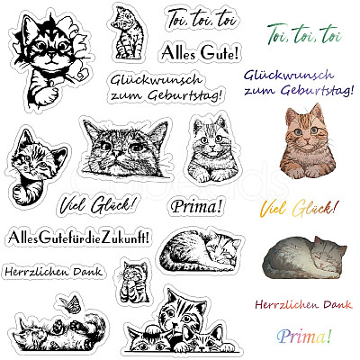 Custom PVC Plastic Clear Stamps DIY-WH0439-0429-1