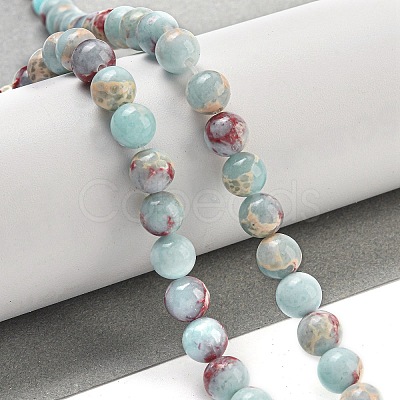 Synthetic Shoushan Stone Beads Strands G-H060-04C-1