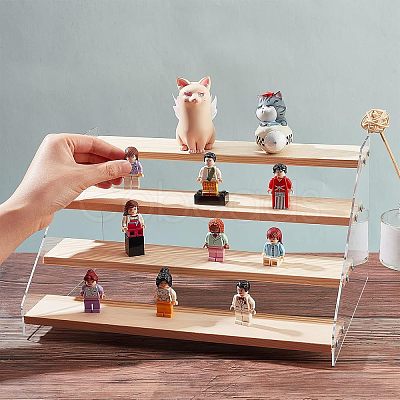 4-Layer Acrylic Model Toy Assembled Holder ODIS-WH0025-60B-1