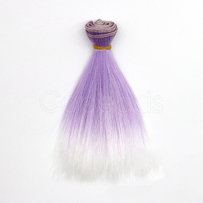 High Temperature Fiber Long Straight Ombre Hairstyle Doll Wig Hair DOLL-PW0001-029-01-1