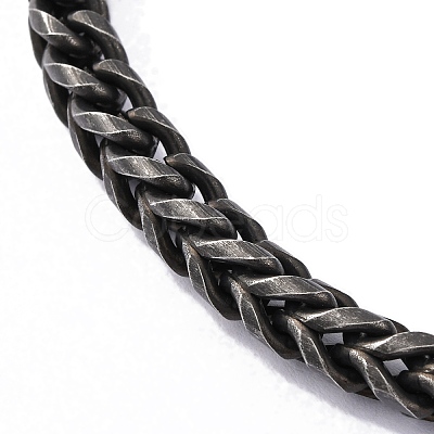 Tarnish Resistant 304 Stainless Steel Chain Bracelets BJEW-L631-42B-1