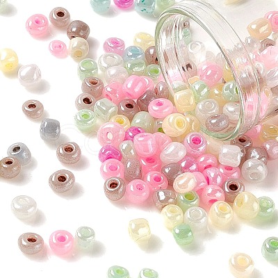 Glass Seed Beads SEED-R006-4mm-1