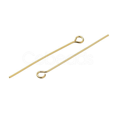 Brass Eye Pins KK-H502-02E-G-1