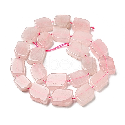 Natural Rose Quartz Beads Strands G-G072-B05-02-1