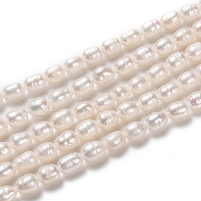 Natural Cultured Freshwater Pearl Beads Strands PEAR-L033-65-1