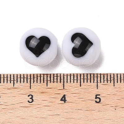 Two-Tone Acrylic Beads OACR-U003-02A-1