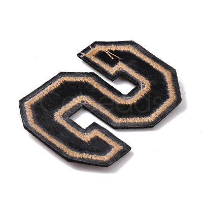 Polyester Computerized Embroidery Cloth Iron On Sequins Patches PATC-SZC0001-01S-1