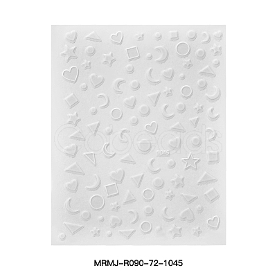 Nail Art Stickers Decals MRMJ-R090-72-1045-1