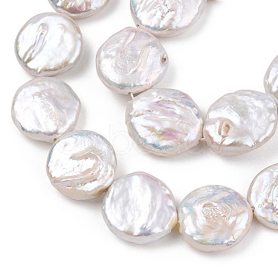 Natural Baroque Pearl Keshi Pearl Beads Strands PEAR-S018-06D-1