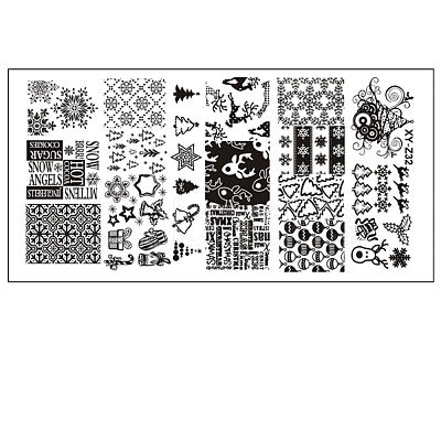 Stainless Steel Nail Art Stamping Plates MRMJ-S048-004-1