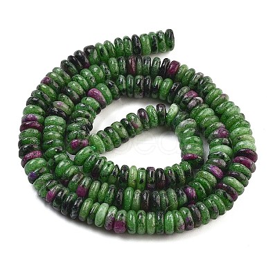 Natural Ruby in Zoisite Beads Strands G-Q159-B18-01-1