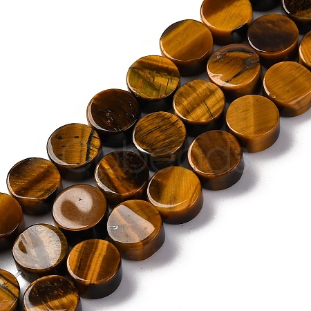 Natural Tiger Eye Beads Strands G-C159-B07-01-1