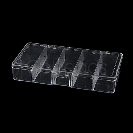 10 Grids Plastic Bead Containers with Cover CON-K002-03E-1